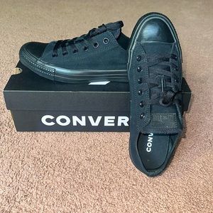 All black Chuck Taylor Converse